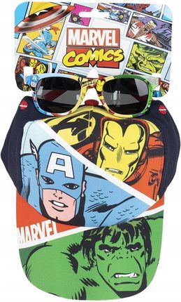 Czapka z daszkiem i okulary przeciwsłoneczne Avengers 53