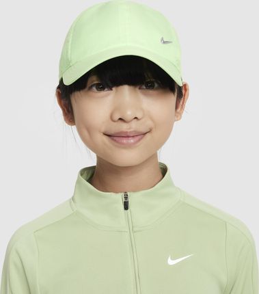 Dziecięca czapka z metalowym logo Swoosh Nike Dri-FIT Club - Zieleń