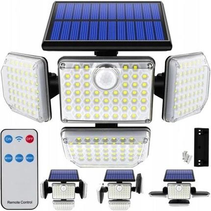Smartled Lampa Oprawa Solarna Led Ogrodowa Z Czujnikiem Ruchu I Zmierzchu Pilot Ec20115