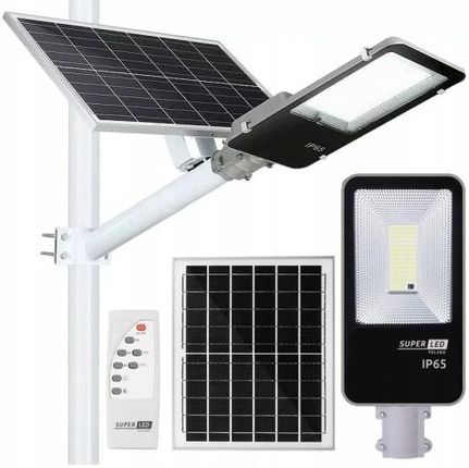 Superled Lampa Solarna Led Mocna Latarnia Uliczna 1000W + Panel Uchwyt Pilot 9035
