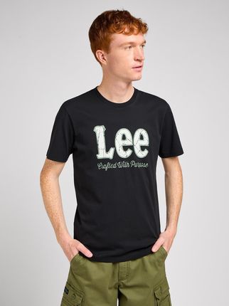 Lee Męska koszulka 112349540 Czarna