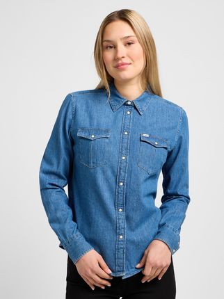 Lee Damska koszula dżinsowa 112320215 Niebieska