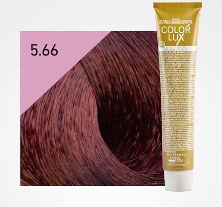 DESIGN LOOK Farba do włosów 5.66 COLOR LUX 100 ml