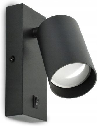 Luxolar Lampa Ścienna Kinkiet Z Włącznikiem Tuba Metal Spot Led Gu10 (955Kw1)
