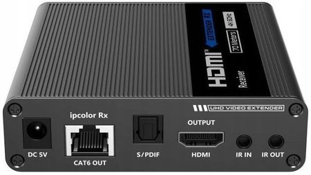 LKV676Cascade Extender HDMI 70m po CAT6/6A/7 4K 60Hz HDR Zerowe Opóźnienie - LKV676CASCADE Rx (tylko odbiornik)
