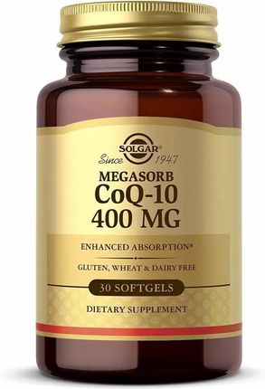 SOLGAR Megasorb CoQ-10 400 mg - Koenzym Q10 400 mg (30 kaps.)