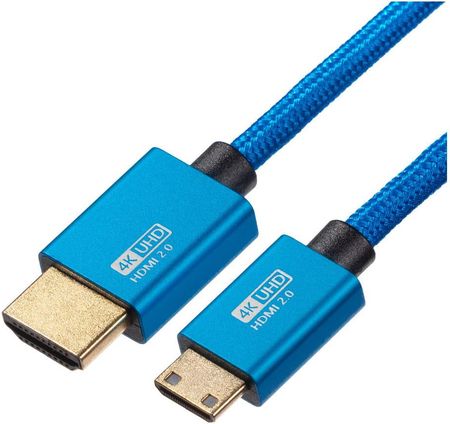 Kabel Mathorn MVC-40AC HDMI - HDMI Mini C 2.0 4K 60Hz 18Gbps 40cm