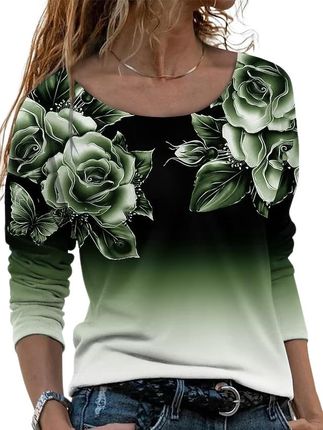 bluzka damska modna w kwiaty