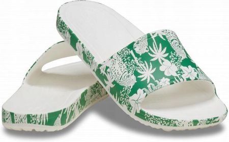 Damskie Lekkie Buty Klapki Crocs Kadee Graphic 210159 Slide 39-40