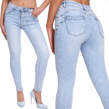 055_ Spodnie damskie jeans rurki M.sara _r.42