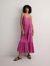 Reserved - Bawełniana sukienka w kwiaty - wielobarwny - zdjęcie 1