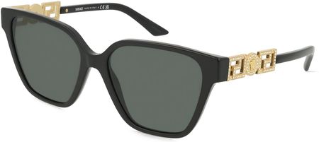 Versace 0VE4471B Damskie okulary przeciwsłoneczne, Oprawka: Metal, czarny
