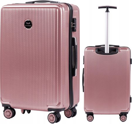 Wings walizka średnia bagaż podróżny Policarbon na 4 kółkach
