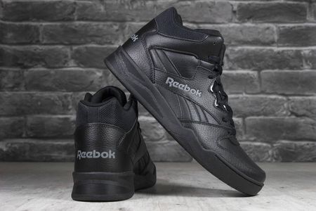Buty sportowe Reebok ROYAL BB4500 CN4108 czarne z wysoką skórzaną cholewką (100000090)