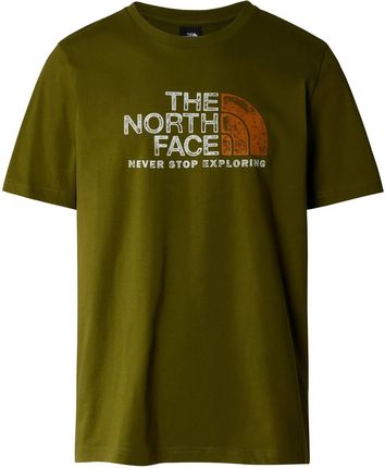Koszulka męska The North Face S/S RUST 2 zielona NF0A87NWPIB