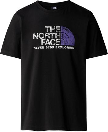 Koszulka męska The North Face S/S RUST 2 czarna NF0A87NWJK3