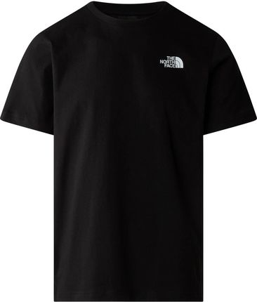 Koszulka męska The North Face S/S REDBOX czarna NF0A87NPYGO