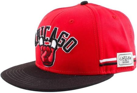 czapka z daszkiem CAYLER & SONS - The Chi Black/Red/White (BLACK RED WHITE) rozmiar: OS