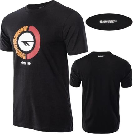 Hi-Tec T-Shirt koszulka męska Rakan CZARNY XL