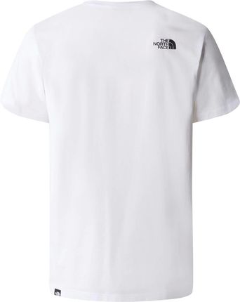 男女兼用 Face North The męska Koszulka S/S biała DOME SIMPLE ナイロンジャケット