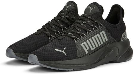Buty sportowe męskie do biegania Puma Softride Premier Slip On Tiger Camo czarne (378028-01)