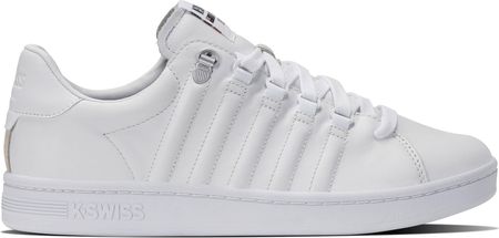 Sneakersy męskie skórzane białe K-Swiss LOZAN II tenisówki (07943-966-M)