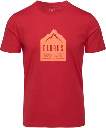 Elbrus męska koszulka z krótkim rękawem Noric XL CZERWONY