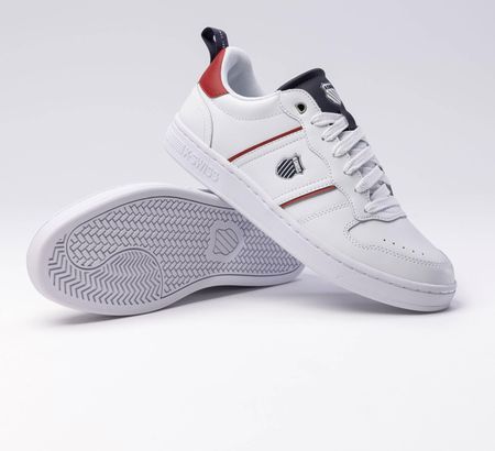 Buty sportowe męskie K-Swiss LOZAN MATCH LTH białe tenisówki skórzane (08903-119-M)