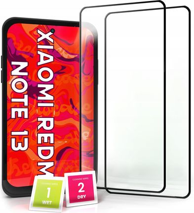 Hello Case 2-Pak Szkło Hartowane Do Xiaomi Redmi Note 13 Ochronne Pełne Na Cały Ekran