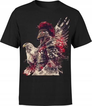 Koszulka męska patriotyczna Polska Husaria Orzeł rycerz T-shirt męski