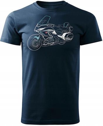 Koszulka z motocyklem na motor Honda Goldwing GL1800