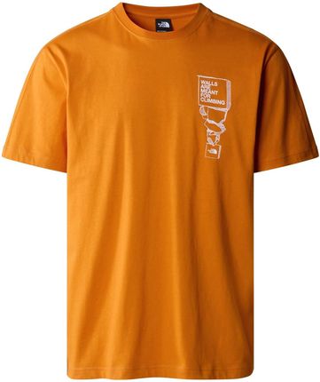 Koszulka męska The North Face OUTDOOR S/S pomarańczowa NF0A87FFPCO