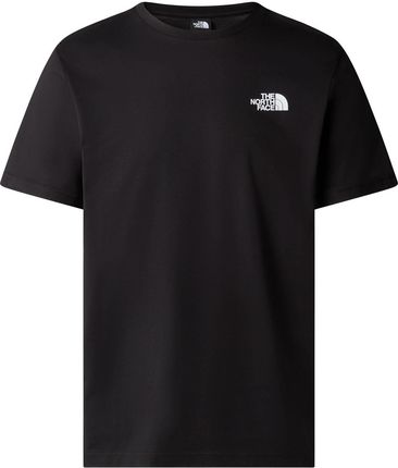 Koszulka męska The North Face S/S REDBOX czarna NF0A87NPJK3