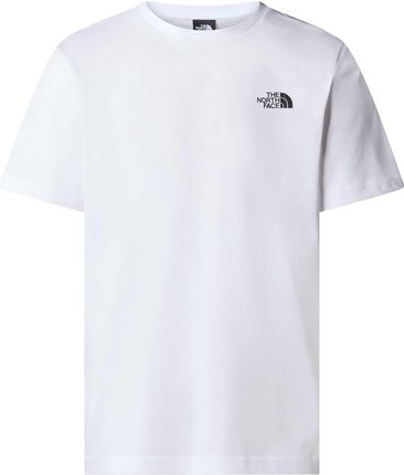 Koszulka męska The North Face S/S REDBOX biała NF0A87NPFN4