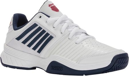 Buty sportowe męskie K-Swiss Court Express tenisowe skórzane białe (05443-136-M)