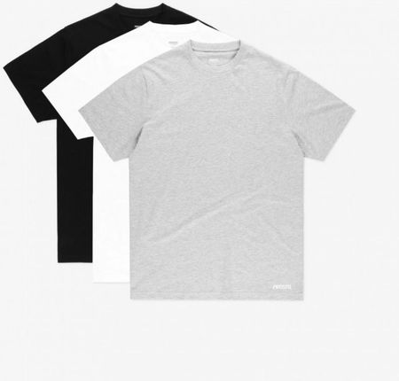 Męski t-shirt basic (3-pack) Prosto Basic 3pack Multi - multikolor