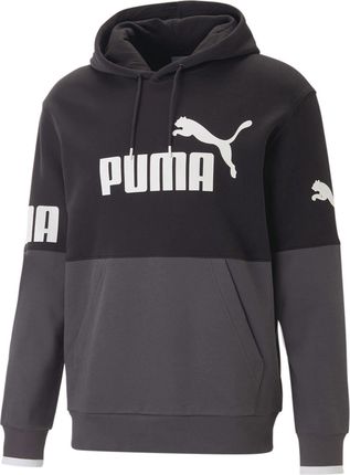Bluza z kapturem męska Puma POWER COLORBLOCK FL czarna 67332401