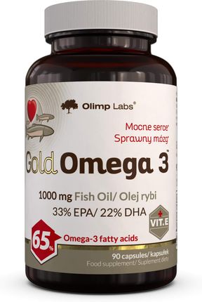 Olimp Gold Omega 3 (65%) - 90 Kapsułek
