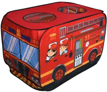 Pan I Pani Gadżet Składany Namiot Z Kulkami Straż Pożarna Wóz Strażacki Samochód Dla Dzieci