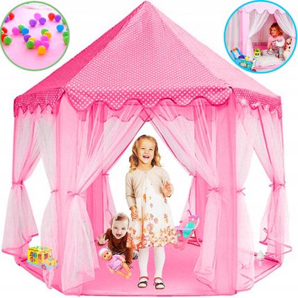 Tobbi Toys Namiot Dla Dzieci Różowy Zamek Pałac Do Domu Ogród