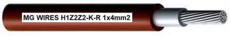 Mg Przewód Fotowoltaiczny Wires 1x4mm2 0,6/1kV Czerwony H1Z2Z2-K-R-4mm2 Rd 100m H1Z2Z2KR4MM2100M