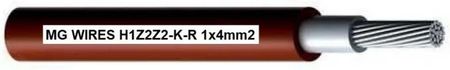 Mg Przewód Fotowoltaiczny Wires 1x4mm2 0,6/1kV Czerwony H1Z2Z2-K-R-4mm2 Rd 500m H1Z2Z2KR4MM2500M