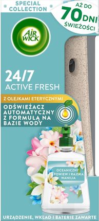 Air Wick Active Fresh Oceaninczy Powiew i Rajska Wanilia / Spring Breeze & Island Vanilla 228 ml Komplet 