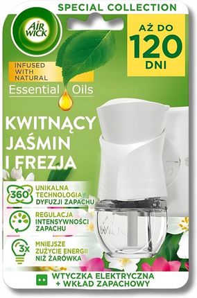 Air Wick Elektryczny Kwitnący Jaśmin i Frezja / Jasmine Bloom & Freesia Komplet 19ml