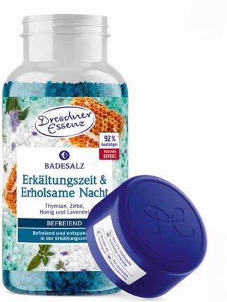 Dresdner Essenz Czas Przeziębienia I Spokojny Sen Sól Do Kąpieli Z Solą Epsom 600g