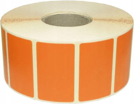 Specmark Etykiety Termiczne Pomarańczowe Papierowe 40Mm X 30Mm 2000szt. Średnica Gilzy Fi40
