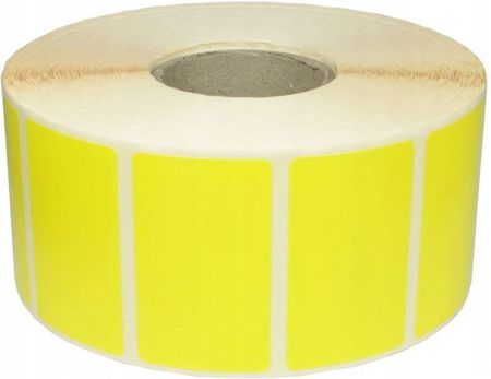 Specmark Etykiety Termiczne Żółte Papierowe 40Mm X 30Mm 2000szt. Średnica Gilzy Fi40