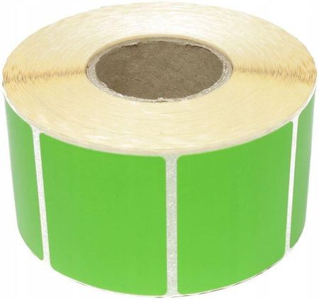 Specmark Etykiety Termiczne Zielone Papierowe 40Mm X 40Mm 1000szt. Średnica Gilzy Fi40