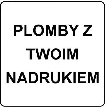 Specmark Etykieta Plomba Łamliwa Pvc Biała 12x12Mm 250szt. Średnica Gilzy Fi40