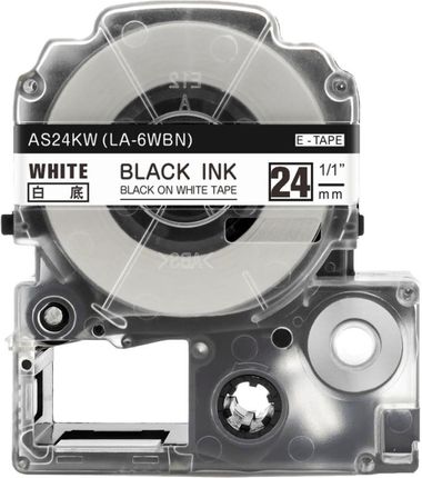 Specmark Taśma Epson Lk-6Wbn 24Mm X 8M Biała Czarny Nadruk - Zamiennik
